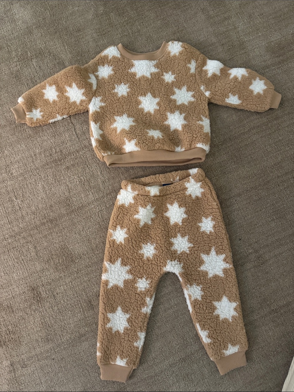 18M-24M Fleece set Star Sherpa